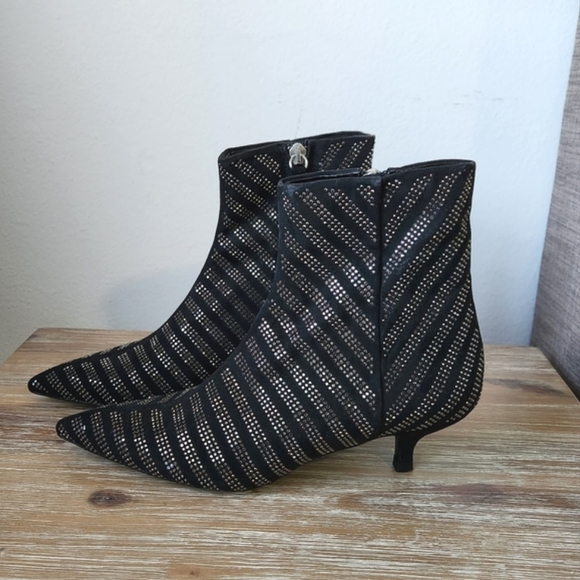 Zara Shoes Zara Shiny Ankle Boots Poshmark